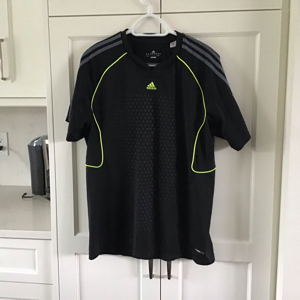 Adidas climalite black tee